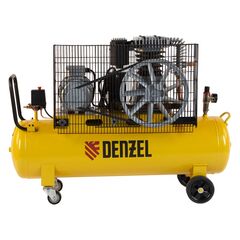 КОМПРЕССОР ПОРШНЕВОЙ BCI4000-T/100, РЕМЕННЫЙ DENZEL купить в Автопартс Маркет