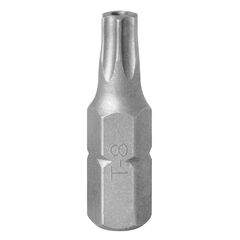 ВСТАВКА (БИТА) ТОРЦЕВАЯ 1/4", TORX, T8, L = 25, С ОТВЕРСТИЕМ KING TONY купить в Автопартс Маркет