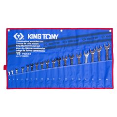 НАБОР КОМБИНИРОВАННЫХ КЛЮЧЕЙ, 6-24 ММ ЧЕХОЛ ИЗ ТЕТОРОНА, 18 ПРЕДМЕТОВ KING TONY купить в Автопартс Маркет