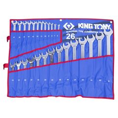 НАБОР КОМБИНИРОВАННЫХ КЛЮЧЕЙ, 6-32 ММ ЧЕХОЛ ИЗ ТЕТОРОНА, 26 ПРЕДМЕТОВ KING TONY купить в Автопартс Маркет