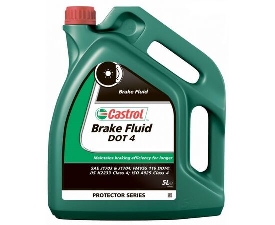 Жидкость тормозная CASTROL Brake Fluid DOT 4 5л купить в Автопартс Маркет