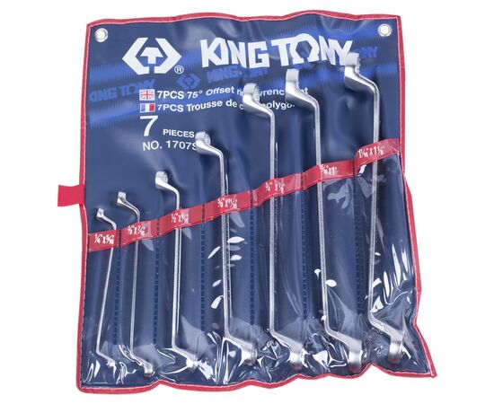 НАБОР НАКИДНЫХ КЛЮЧЕЙ, 1/4"-9/8", 7 ПРЕДМЕТОВ KING TONY купить в Автопартс Маркет