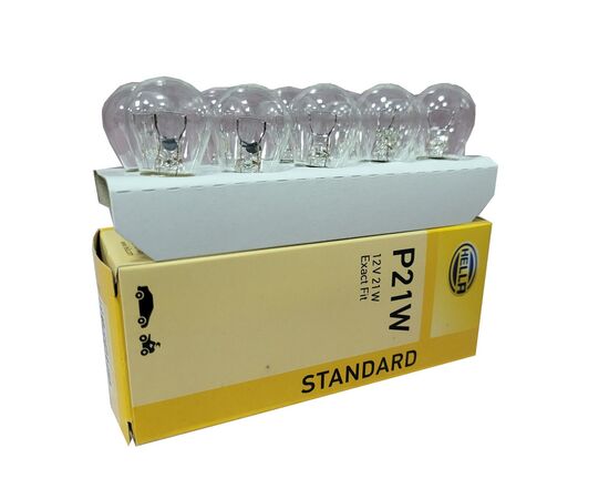 Лампа HELLA P21W 12V-21W (BA15s) - Standard купить в Автопартс Маркет