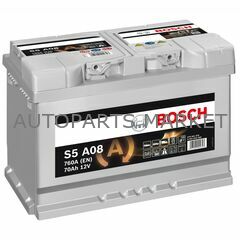 Аккумулятор BOSCH S5 A08 12V 70Ah 760A купить в Автопартс Маркет