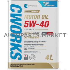 Масло моторное SUPERIA CWORKS MOTOR OIL 5w40 SP/CF 4л купить в Автопартс Маркет