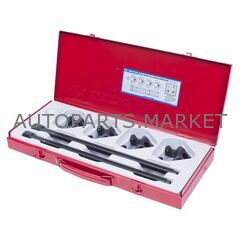 НАБОР ДЛЯ СТЯЖКИ ПРУЖИН АМОРТИЗАТОРА, 85-370 ММ, КОВАНЫЕ КРЮКИ, 6 ПРЕДМЕТОВ KING TONY купить в Автопартс Маркет