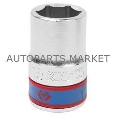 ГОЛОВКА ТОРЦЕВАЯ СТАНДАРТНАЯ ШЕСТИГРАННАЯ 1/2", 15 ММ KING TONY купить в Автопартс Маркет