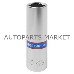 ГОЛОВКА ТОРЦЕВАЯ ГЛУБОКАЯ ШЕСТИГРАННАЯ 1/4", 10 ММ KING TONY купить в Автопартс Маркет