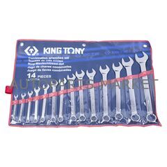 НАБОР КОМБИНИРОВАННЫХ КЛЮЧЕЙ, 5/16"-1-1/4", 14 ПРЕДМЕТОВ KING TONY купить в Автопартс Маркет