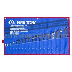 НАБОР КОМБИНИРОВАННЫХ КЛЮЧЕЙ, 6-24 ММ ЧЕХОЛ ИЗ ТЕТОРОНА, 18 ПРЕДМЕТОВ KING TONY купить в Автопартс Маркет