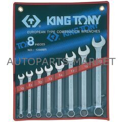 НАБОР КОМБИНИРОВАННЫХ КЛЮЧЕЙ, 10-22 ММ, 8 ПРЕДМЕТОВ KING TONY купить в Автопартс Маркет