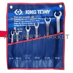 НАБОР РАЗРЕЗНЫХ КЛЮЧЕЙ, 8-22 ММ, 6 ПРЕДМЕТОВ KING TONY купить в Автопартс Маркет