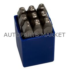 НАБОР УДАРНЫХ КЛЕЙМ 5 ММ, ЦИФРЫ, 9 ПРЕДМЕТОВ, ХВОСТОВИК HRC 40 KING TONY купить в Автопартс Маркет