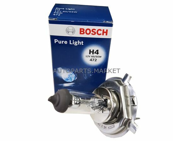 Лампа H4 Pure Light Standard 60/55W BOSCH купить в Автопартс Маркет