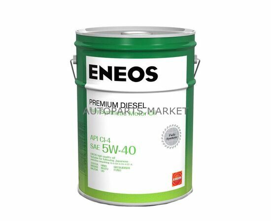 Масло моторное ENEOS Premium Diesel CI-4 5W-40 20л купить в Автопартс Маркет