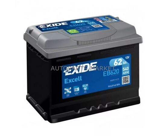 Аккумулятор EXIDE EXCELL 12V 62Ah 540A купить в Автопартс Маркет
