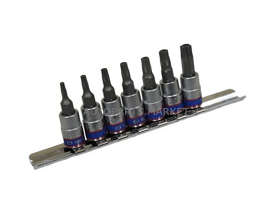 Набор торцевых насадок KING TONY 1/4, 7 предметов, изображение 2 купить в Автопартс Маркет