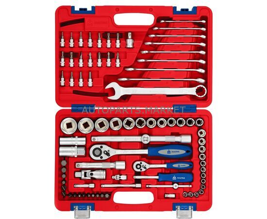 НАБОР ИНСТРУМЕНТОВ МАСТАК 82 ПРЕДМЕТА, изображение 3 купить в Автопартс Маркет