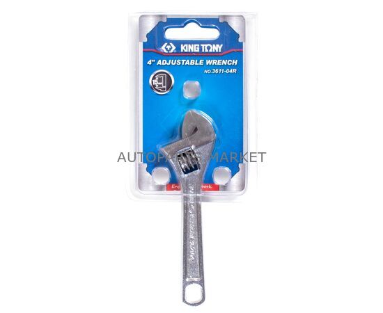 КЛЮЧ РАЗВОДНОЙ 109 Х 14 ММ, ХРОМ KING TONY, изображение 3 купить в Автопартс Маркет