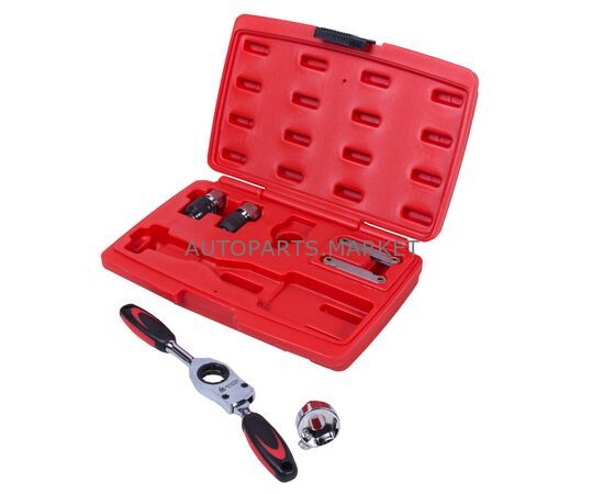 НАБОР ИНСТРУМЕНТОВ ДЛЯ НАРЕЗАНИЯ РЕЗЬБЫ, КЕЙС, 6 ПРЕДМЕТОВ МАСТАК, изображение 2 купить в Автопартс Маркет