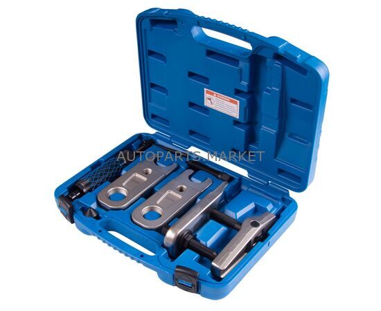 СЪЕМНИК ШАРОВЫХ ОПОР ГРУЗОВИКОВ ГИДРАВЛИЧЕСКИЙ, 12 Т, ЗЕВ 30-40 ММ, 5 ПРЕДМЕТОВ KING TONY, изображение 3 купить в Автопартс Маркет