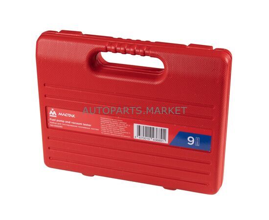 НАБОР ДЛЯ ТЕСТИРОВАНИЯ ТОПЛИВНЫХ СИСТЕМ, КЕЙС, 9 ПРЕДМЕТОВ МАСТАК, изображение 2 купить в Автопартс Маркет