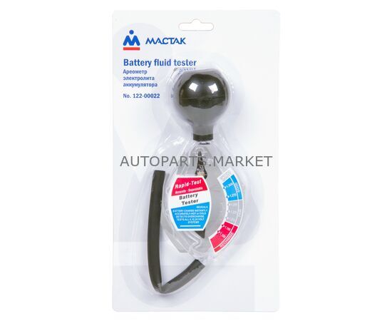 АРЕОМЕТР ЭЛЕКТРОЛИТА АККУМУЛЯТОРА МАСТАК, изображение 2 купить в Автопартс Маркет