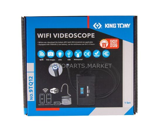 ВИДЕОЭНДОСКОП, WI-FI, 8 ММ KING TONY, изображение 5 купить на Autoparts Market ВИДЕОЭНДОСКОП, WI-FI, 8 ММ KING TONY, изображение 5 купить в Автопартс Маркет