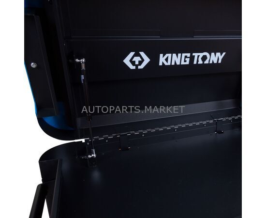 ЯЩИК ИНСТРУМЕНТАЛЬНЫЙ, 4 ПОЛКИ И ОТСЕК, ЧЕРНЫЙ KING TONY, изображение 2 купить в Автопартс Маркет