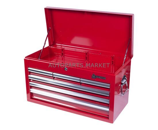 ЯЩИК ИНСТРУМЕНТАЛЬНЫЙ, 6 ПОЛОК И ОТСЕК, КРАСНЫЙ МАСТАК, изображение 4 купить в Автопартс Маркет