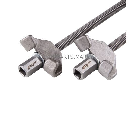 СТЯЖКА АМОРТИЗАТОРНЫХ ПРУЖИН, 370 ММ, ВОРОНЕНАЯ, ДВОЙНОЙ КРЮК, 2 ПРЕДМЕТА AFFIX, изображение 2 купить в Автопартс Маркет