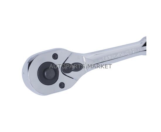 ТРЕЩОТКА 3/8", 200 ММ, 32 ЗУБЦА, ФЛАЖКОВАЯ С КНОПКОЙ KING TONY, изображение 3 купить в Автопартс Маркет