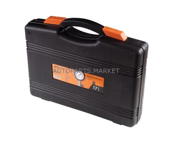 КОМПРЕССОМЕТР ДИЗЕЛЬНЫЙ, 0-70 АТМ, КОМПЛЕКТ АДАПТЕРОВ, 17 ПРЕДМЕТОВ AFFIX, изображение 3 купить в Автопартс Маркет