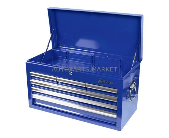 ЯЩИК ИНСТРУМЕНТАЛЬНЫЙ, 6 ПОЛОК И ОТСЕК, СИНИЙ МАСТАК, изображение 2 купить в Автопартс Маркет