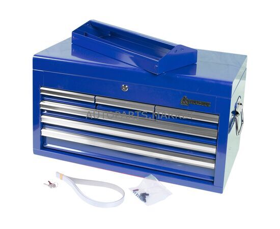 ЯЩИК ИНСТРУМЕНТАЛЬНЫЙ, 6 ПОЛОК И ОТСЕК, СИНИЙ МАСТАК, изображение 3 купить в Автопартс Маркет