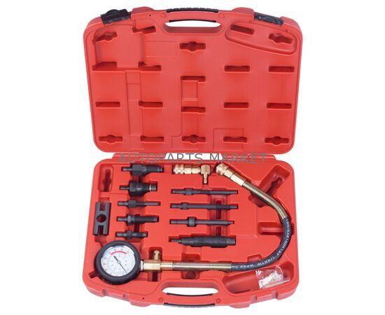 КОМПРЕССОМЕТР ДИЗЕЛЬНЫЙ, 0-70 АТМ, КОМПЛЕКТ АДАПТЕРОВ МАСТАК, изображение 2 купить в Автопартс Маркет