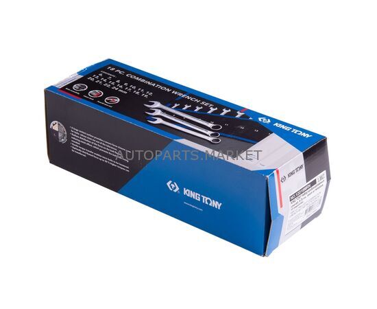 НАБОР КОМБИНИРОВАННЫХ КЛЮЧЕЙ, 6-24 ММ, ЧЕХОЛ ИЗ ТЕТОРОНА, 18 ПРЕДМЕТОВ KING TONY, изображение 2 купить на Autoparts Market НАБОР КОМБИНИРОВАННЫХ КЛЮЧЕЙ, 6-24 ММ, ЧЕХОЛ ИЗ ТЕТОРОНА, 18 ПРЕДМЕТОВ KING TONY, изображение 2 купить в Автопартс Маркет