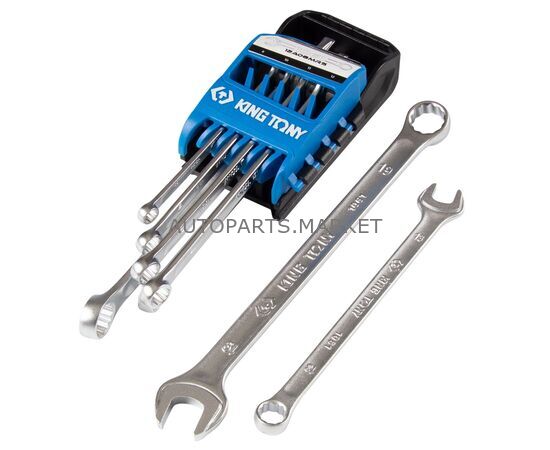 НАБОР КОМБИНИРОВАННЫХ КЛЮЧЕЙ, 8-19 ММ, 8 ПРЕДМЕТОВ KING TONY, изображение 4 купить на Autoparts Market НАБОР КОМБИНИРОВАННЫХ КЛЮЧЕЙ, 8-19 ММ, 8 ПРЕДМЕТОВ KING TONY, изображение 4 купить в Автопартс Маркет