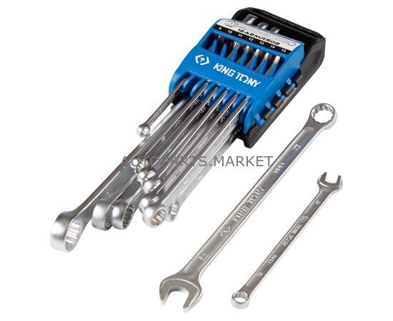 НАБОР КОМБИНИРОВАННЫХ КЛЮЧЕЙ, 8-22 ММ, 12 ПРЕДМЕТОВ KING TONY, изображение 4 купить в Автопартс Маркет