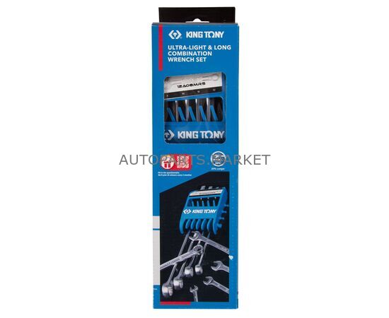 НАБОР КОМБИНИРОВАННЫХ КЛЮЧЕЙ, 8-19 ММ, 8 ПРЕДМЕТОВ KING TONY, изображение 2 купить на Autoparts Market НАБОР КОМБИНИРОВАННЫХ КЛЮЧЕЙ, 8-19 ММ, 8 ПРЕДМЕТОВ KING TONY, изображение 2 купить в Автопартс Маркет