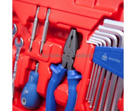 НАБОР ИНСТРУМЕНТОВ УНИВЕРСАЛЬНЫЙ, 72 ПРЕДМЕТА МАСТАК, изображение 5 купить в Автопартс Маркет