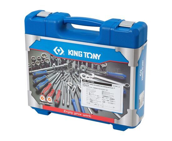 НАБОР ИНСТРУМЕНТОВ УНИВЕРСАЛЬНЫЙ, 77 ПРЕДМЕТОВ KING TONY, изображение 6 купить в Автопартс Маркет