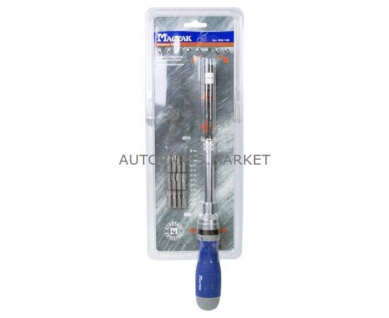 ОТВЕРТКА СО СМЕННЫМИ ВСТАВКАМИ (БИТАМИ), 13 В 1 МАСТАК, изображение 2 купить на Autoparts Market ОТВЕРТКА СО СМЕННЫМИ ВСТАВКАМИ (БИТАМИ), 13 В 1 МАСТАК, изображение 2 купить в Автопартс Маркет