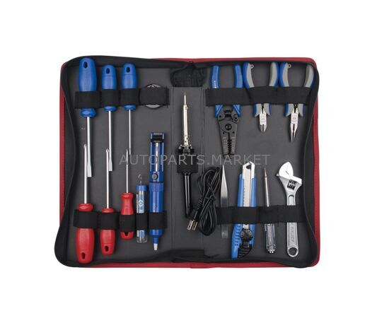 НАБОР ИНСТРУМЕНТОВ ЭЛЕКТРИКА, 17 ПРЕДМЕТОВ KING TONY, изображение 2 купить в Автопартс Маркет