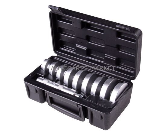 НАБОР ОПРАВОК АЛЮМИНИЕВЫХ ДЛЯ ПОДШИПНИКОВ, 34-81 ММ, КЕЙС, 10 ПРЕДМЕТОВ AFFIX, изображение 3 купить в Автопартс Маркет