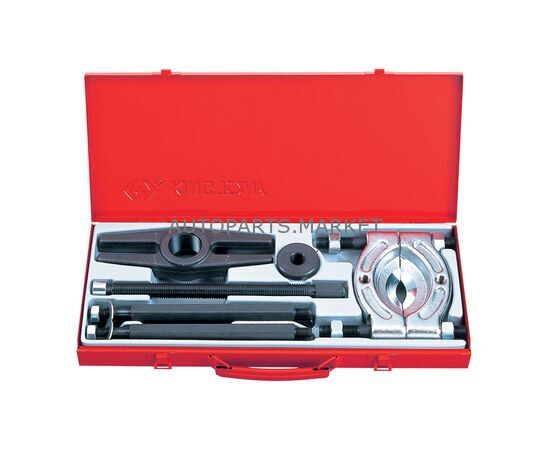 СЪЕМНИК ПОДШИПНИКОВ СЕГМЕНТНОГО ТИПА, 75-105 ММ, 8 ПРЕДМЕТОВ KING TONY, изображение 2 купить в Автопартс Маркет