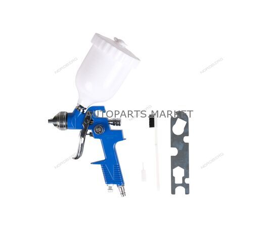 КРАСКОПУЛЬТ НИЗКОГО ДАВЛЕНИЯ HVLP, СОПЛО 2,0 ММ, ВЕРХНИЙ БАЧОК NORDBERG, изображение 4 купить в Автопартс Маркет