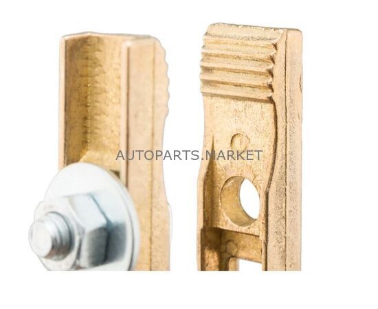 КЛЕММА ЗАЗЕМЛЕНИЯ 200А, ЛАТУННЫЙ САТУРН, изображение 3 купить на Autoparts Market КЛЕММА ЗАЗЕМЛЕНИЯ 200А, ЛАТУННЫЙ САТУРН, изображение 3 купить в Автопартс Маркет