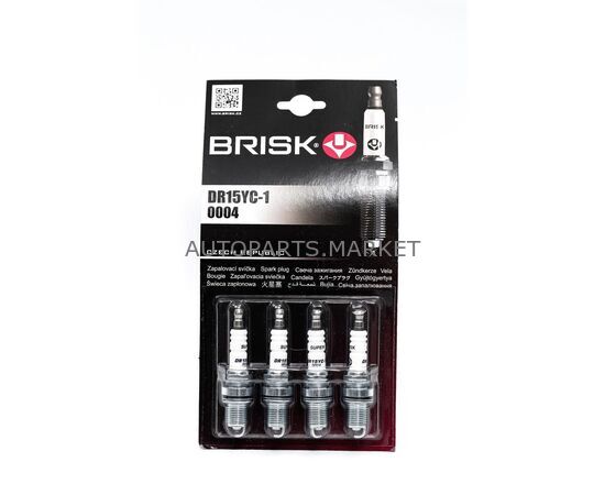 Свеча зажигания BRISK super DR15YC-1, изображение 2 купить в Автопартс Маркет